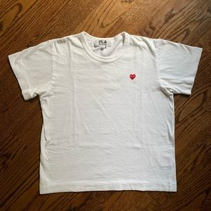Comme des Garçons PLAY Tshirt White Size L